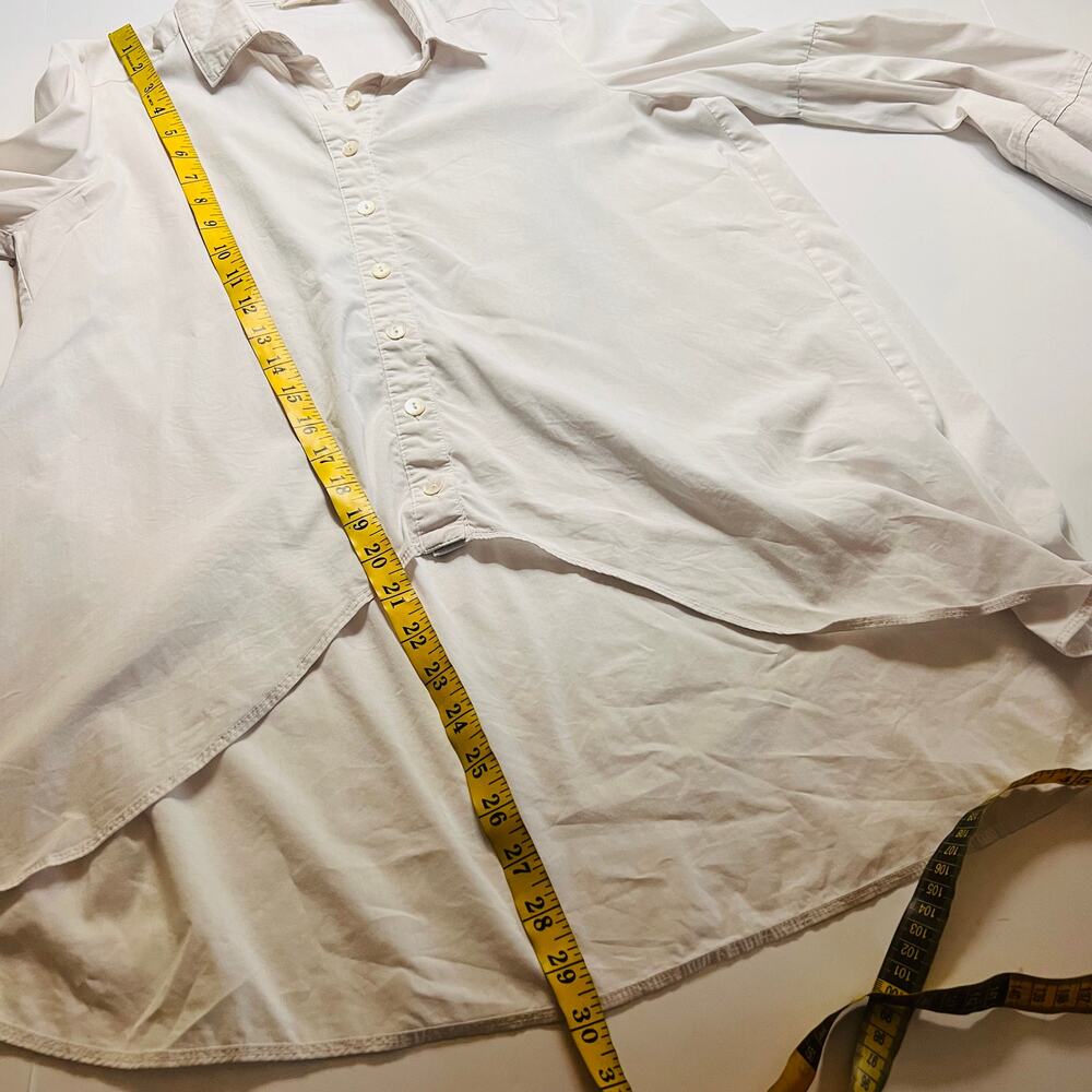 Nicole Miller Lexi. Light Pink Hi Low Button Up Top Size Small - Picture 10 of 12